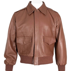 U.S. Pilots Leather A-2 Jacket – Light Brown
