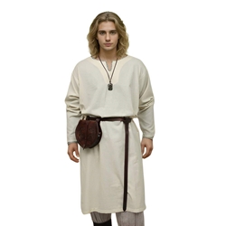 Men’s Thorndale Viking Long Tunic – Cotton-Linen Norse Reenactment Garment