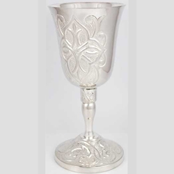 Gothic Cross Silver Chalice 45-RC378