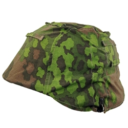 German WWII Oak leaf A SS Mottled Camouflage Helme