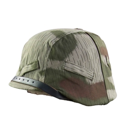 German WWII Tan & Water Camouflage Helmet Cover – Reproduction
