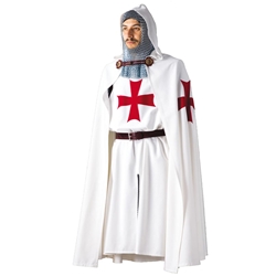 Knights Templar Tunic and Cloak - Set
