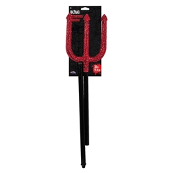 Sequined Red Pitchfork – 36" Bling Devil Costume Accessory
