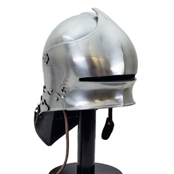 German Sallet Helm - 16 Gauge