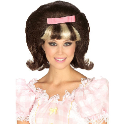 60's Princess Brown/Blonde Combo Wig