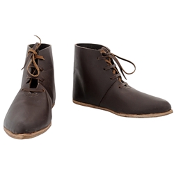 Medieval Front Laced Ankle Boots GB0797