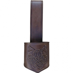Leather Drinking Horn Carrier GH0010