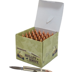 Humvee - 25 Piece Bullet Knife Display HMVDBBLT