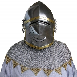 Medieval Houndskull Bascinet