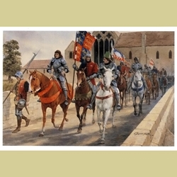 The March from Leicester Medieval Art Print MFL-15