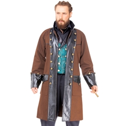 Plus Size Steampunk Pirate Time Traveler Coat