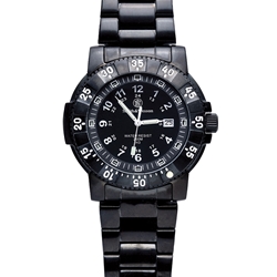 Smith & Wesson Commander Tritium Military Tactical Watch – Black Stainless Steel