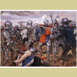 The Battle of Wakefield Medieval Art Print WA-17