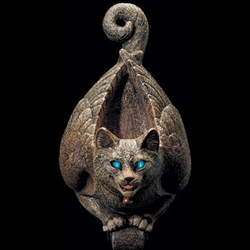 Winged Cat Wall Sconce  3004