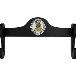 Single Wall Sword Mount with Samurai Medallion WH-001